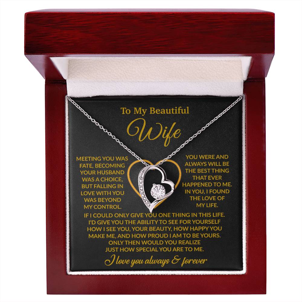 To My Wife Necklace, Wife Gift from Husband, Christmas Gift 27_11