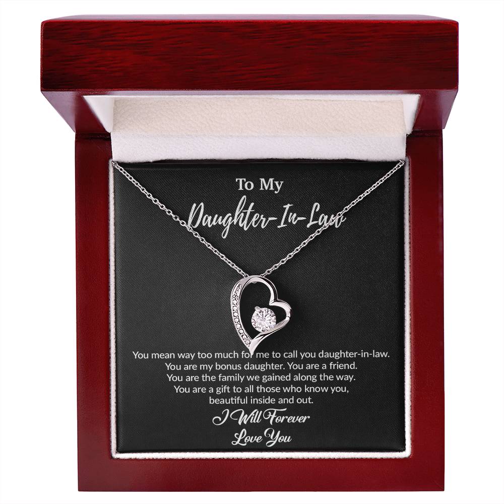 To My Daughter-In-Law Necklace, Gift For Daughter In Law, Daughter In Law Gift