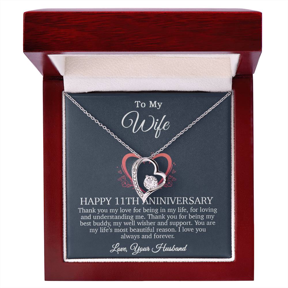 11th Anniversary Gift For Wife, 11 Year Anniversary Gifts, 11th Wedding Anniversary Gift Ideas_Blue