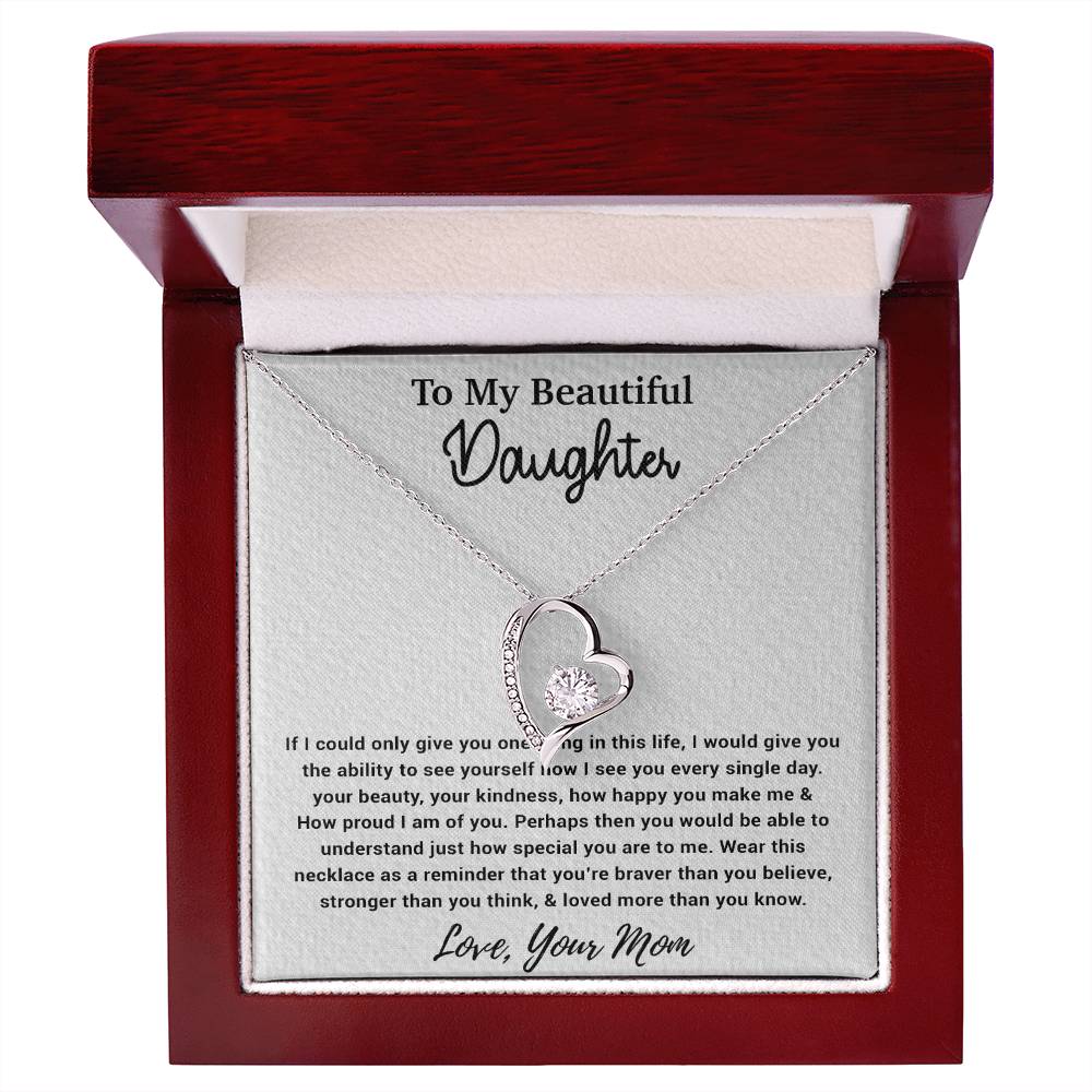 To My Daughter Necklace, Gift For Daughter From Mom, Birthday Gifts 4_10