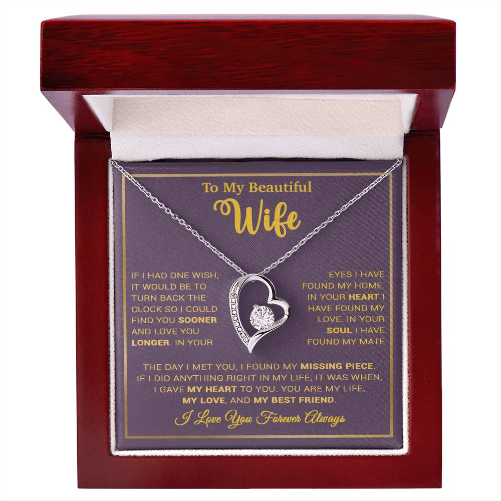 To My Wife Necklace, Gift For Wife, Anniversary Gift For Wife, Christmas Gift 27_9_Tim