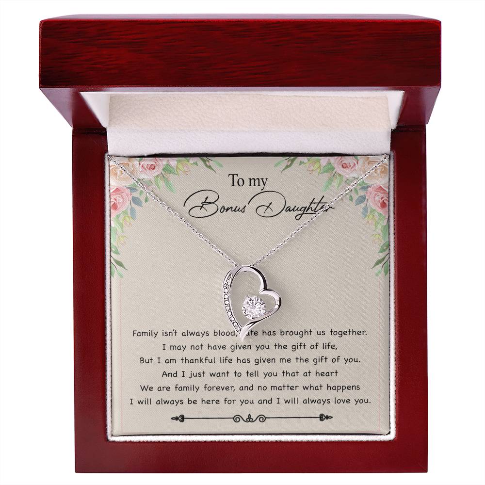 To my Bonus Daughter Necklace, Bonus Daughter, Step Daughter Gift 30_11