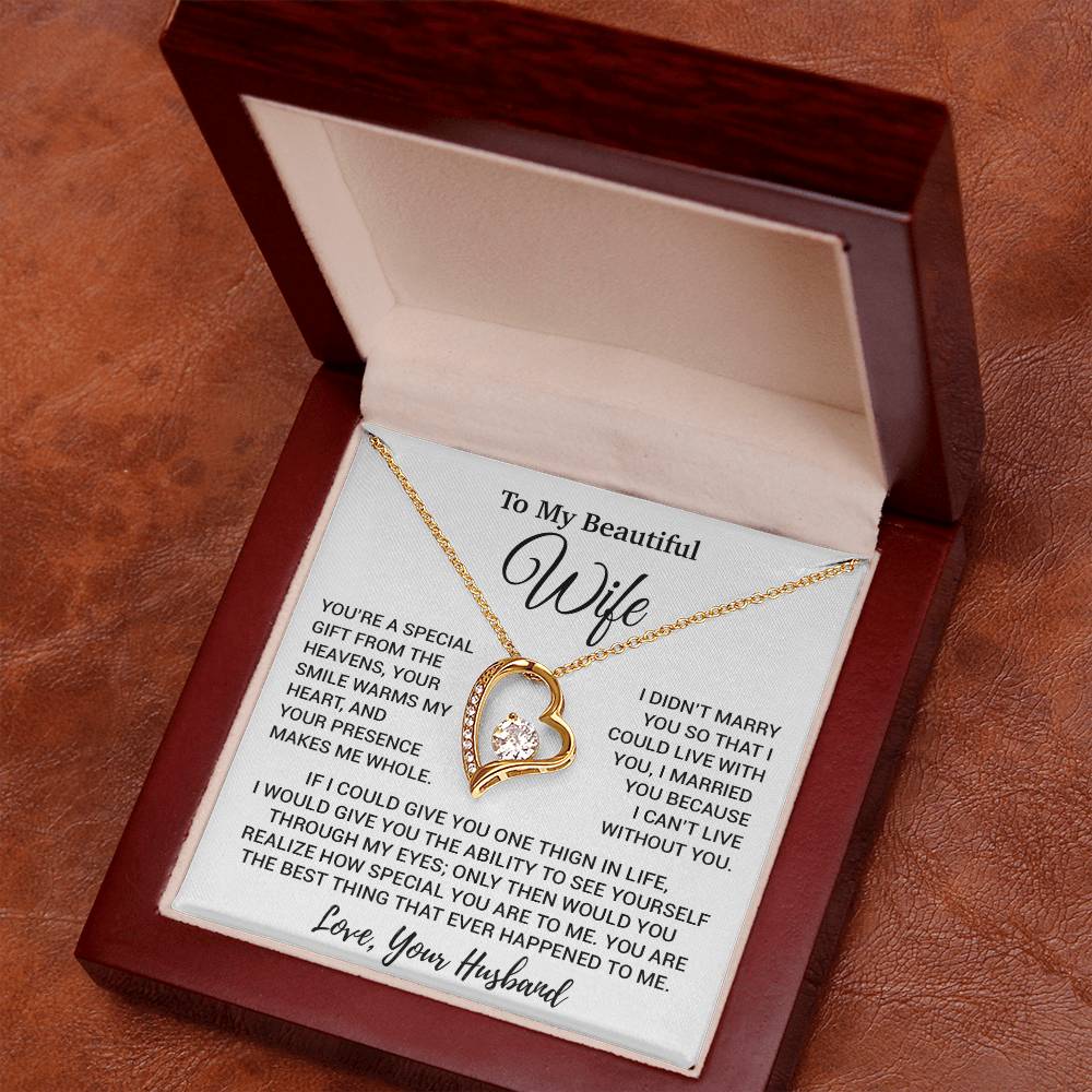 To My Wife Necklace, Christmas Gifts For Women, Anniversary Gift For Wife 1_8