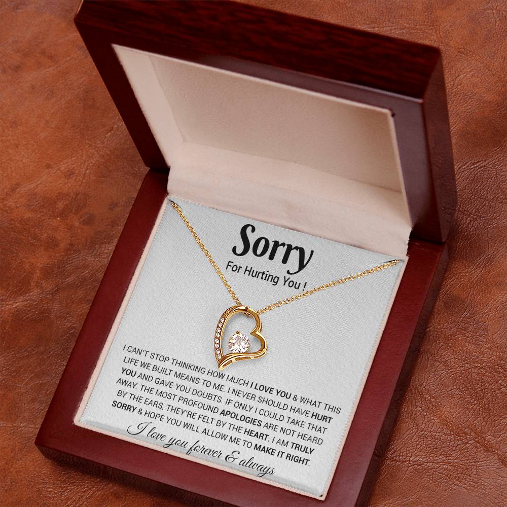 I'm Sorry Necklace Gifts, Apology Gifts For Her, Forgiveness Gift, Wife Gift 6_9