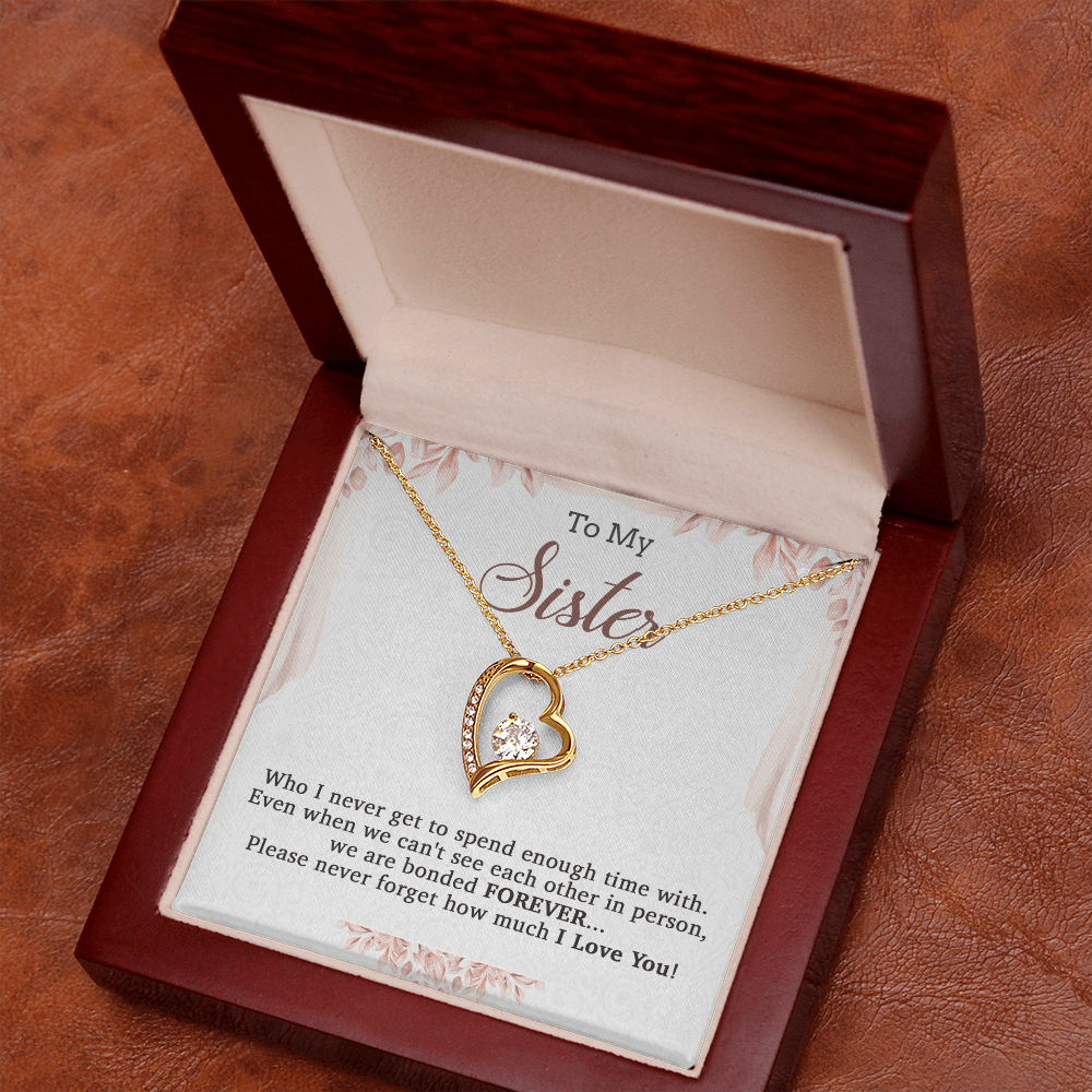 To My Sister Necklace, Brother to Sister, Birthday gift For Sister from Brother 20_7