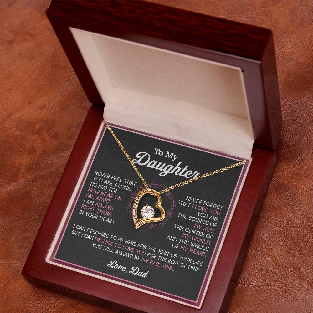 To My Daughter Necklace, Gift for Daughter from Dad, Father Daughter Necklace 12_11