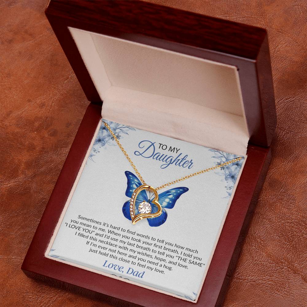 To My Daughter Necklace, Gift For Daughter From Dad, Daughter Father Necklace 1_12