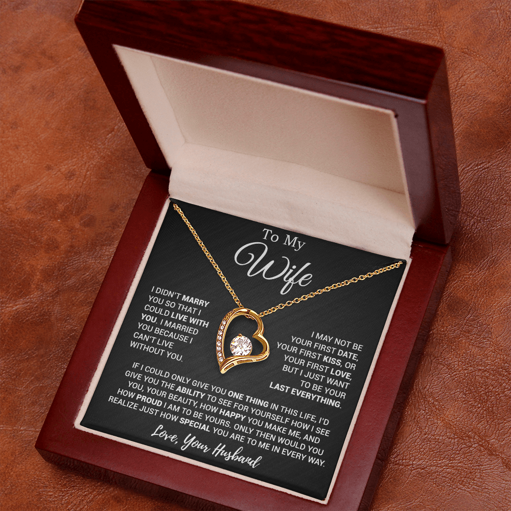 To My Wife Necklace, Gift For Wife, Anniversary Gift For Wife, Necklace For Wife 27_3
