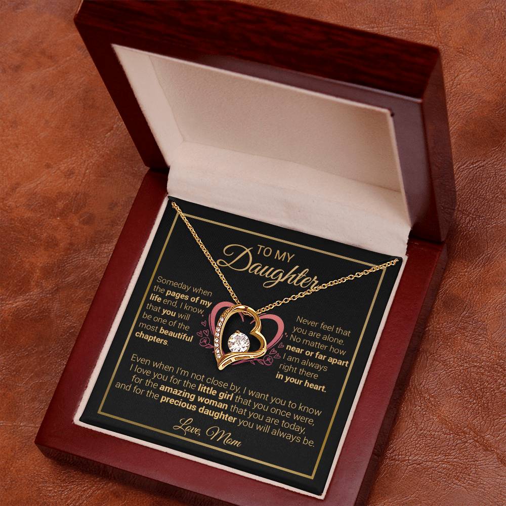 To My Daughter Necklace, Gift for Daughter from Dad And Mom Daughter 13_12