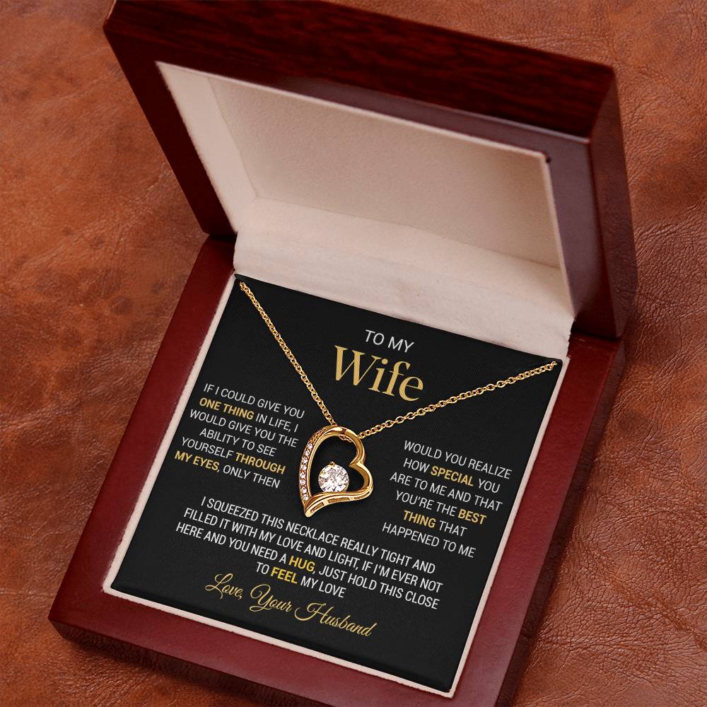 To My Wife Necklace, Gift For Wife, Anniversary Gift For Wife, Christmas Gift 20_11