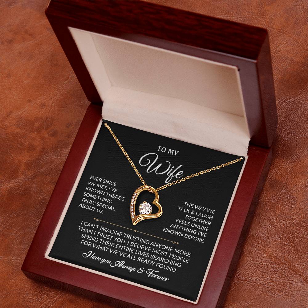To My Wife Necklace, Gift For Wife, Anniversary Gift For Wife, Necklace For Wife
