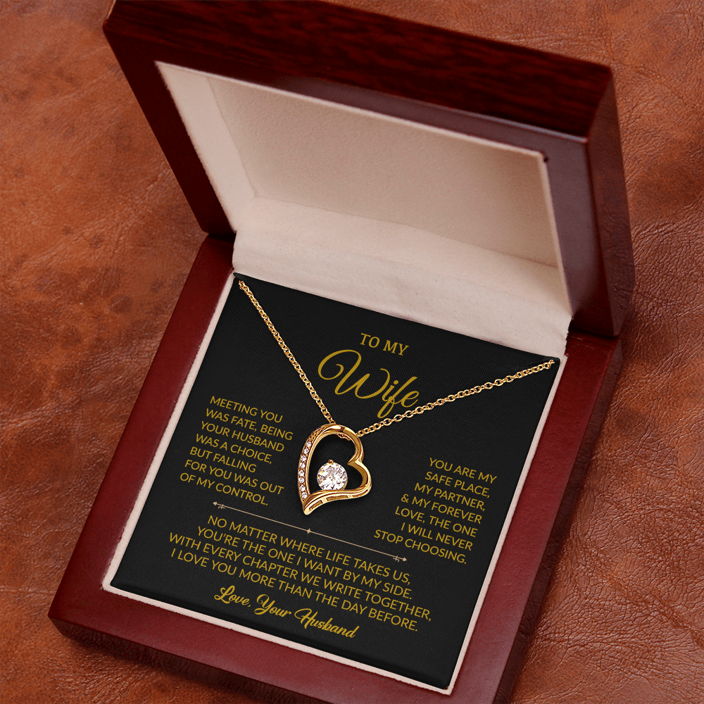 To My Wife Necklace, Gift For Wife, Anniversary Gift For Wife, Necklace For Wife