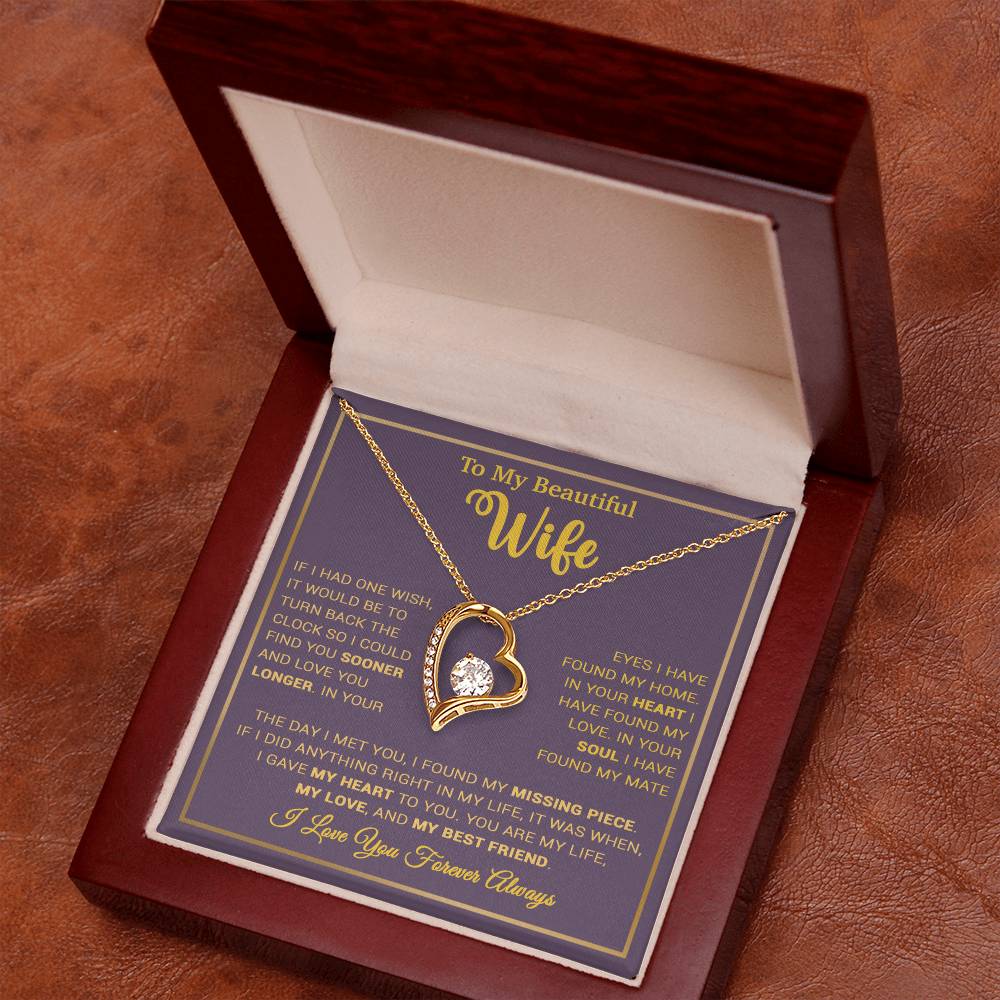 To My Wife Necklace, Gift For Wife, Anniversary Gift For Wife, Christmas Gift 27_9_Tim