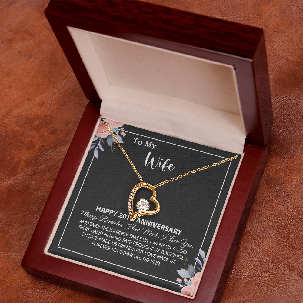 20th Anniversary Gift For Wife Necklace, 20 Year Anniversary, 20th Wedding Gift _28_8