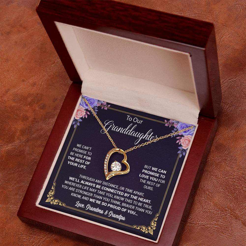 To Our Granddaughter Necklace, Birthday Gift For Granddaughter, Jewelry Gift from Grandparents 13_5