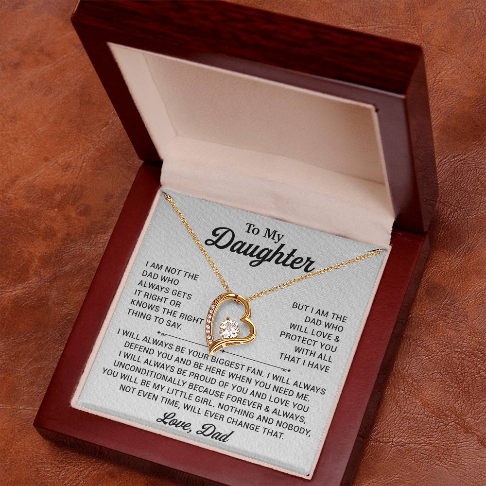 To My Daughter Necklace, Gift for Daughter from Dad, Father Daughter Necklace 5_10