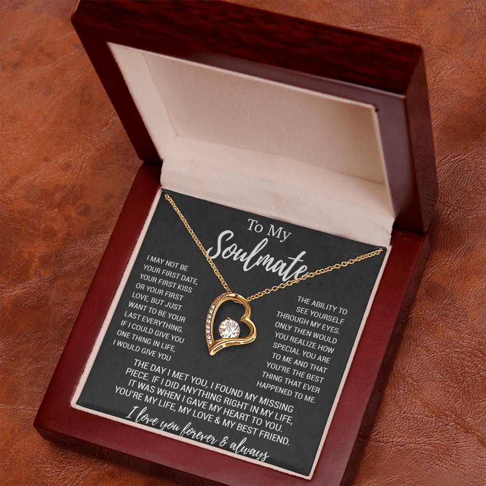 To My Soulmate Necklace, Birthday Gifts For Her, Christmas Gift For Soulmate 12_9