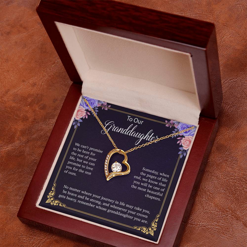 To Our Granddaughter Necklace, Birthday Gift For Granddaughter, Jewelry Gift from Grandparents 30_5