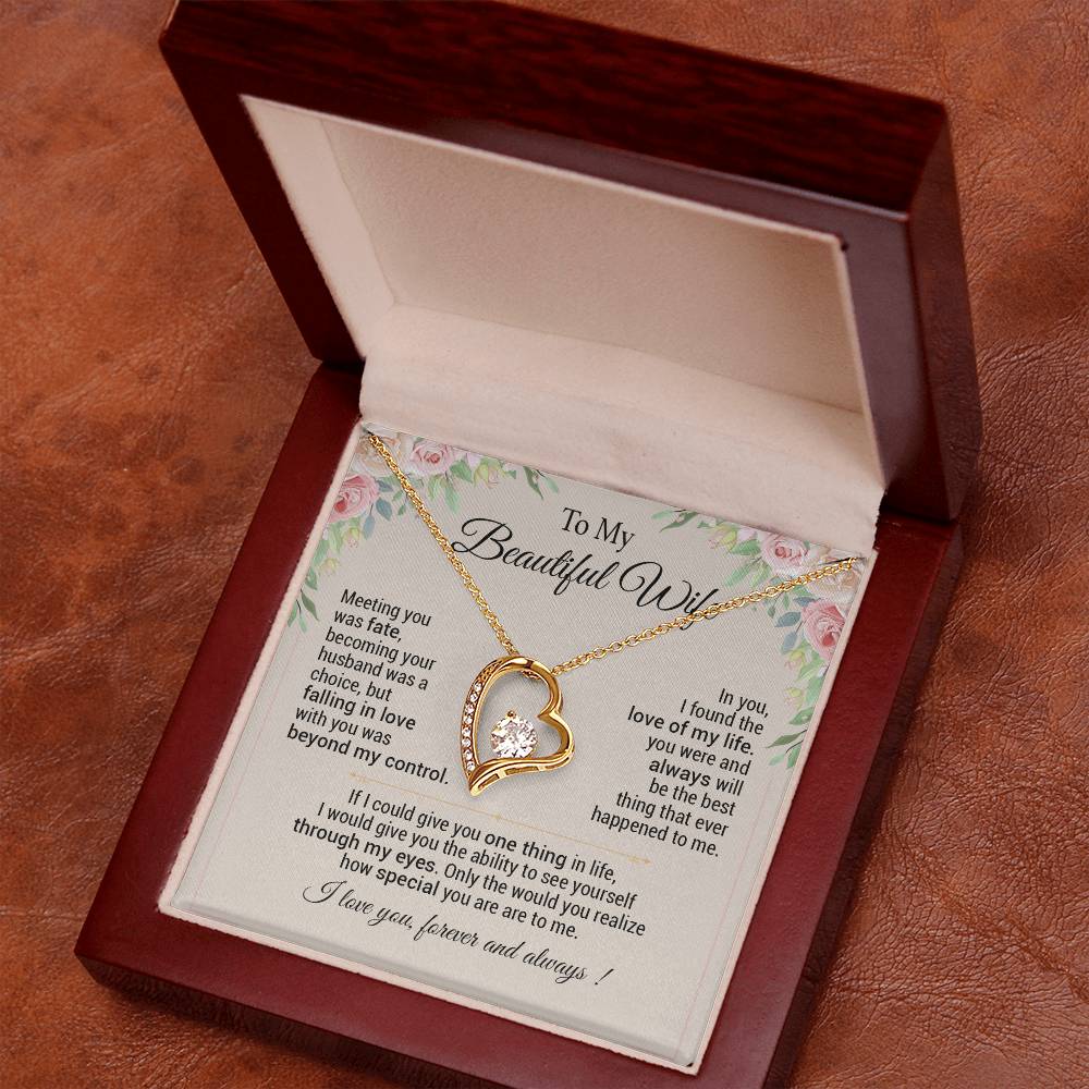 To My Wife Necklace, Anniversary Gift For Wife, Christmas Gifts