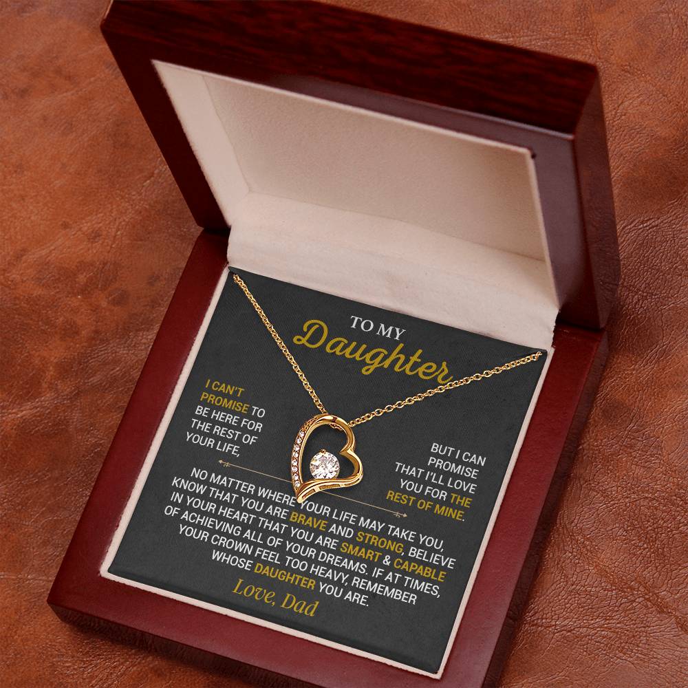 To My Daughter Necklace, Gift for Daughter from Dad,Daughter Father Necklace 7_10