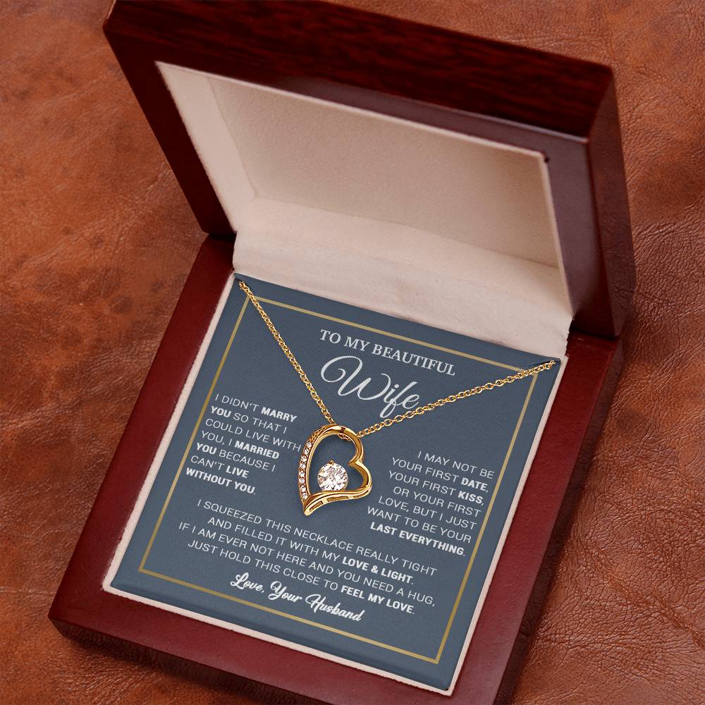 To My Wife Necklace, Gift For Wife, Anniversary Gift For Wife, Christmas Gift 13_12