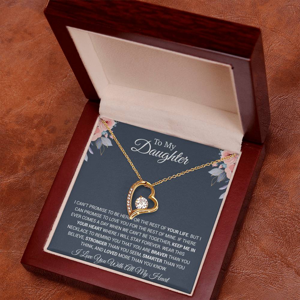 To My Daughter Necklace, Daughter Father Necklace, Daughter Gift From Dad, Mom 16_11