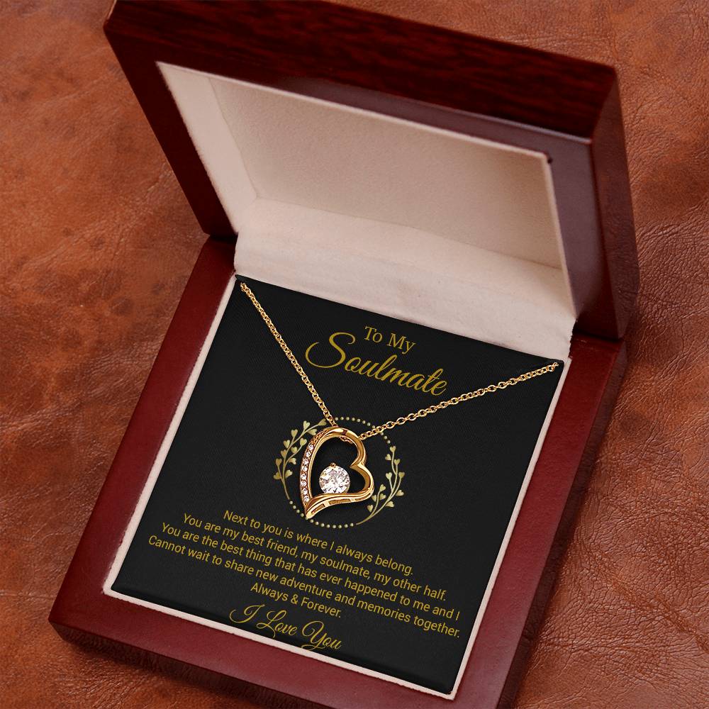 To My Soulmate Necklace, Gift For Soulmate, Anniversary Gift, Christmas Gift 23_11
