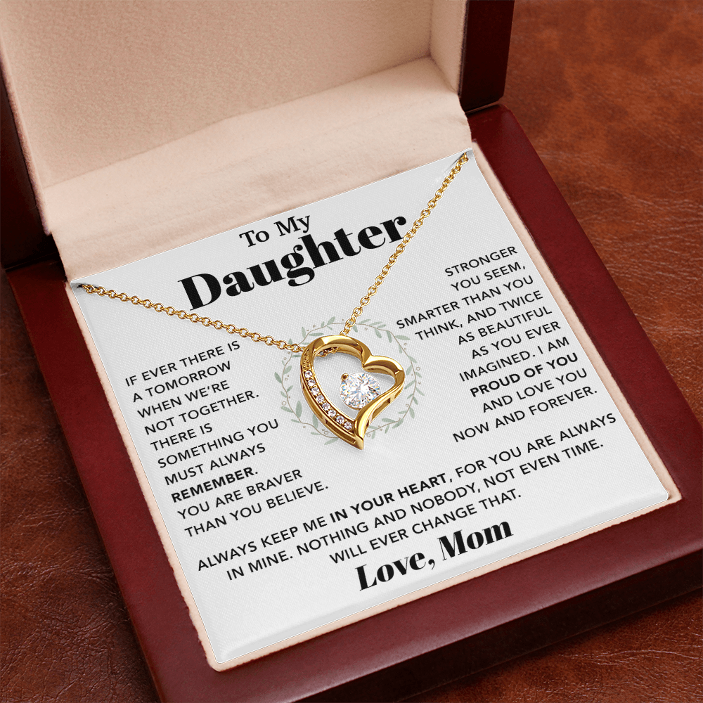 To My Daughter Necklace, Gift for Daughter from Mom And Dad, Mother Daughter Necklace 6_10