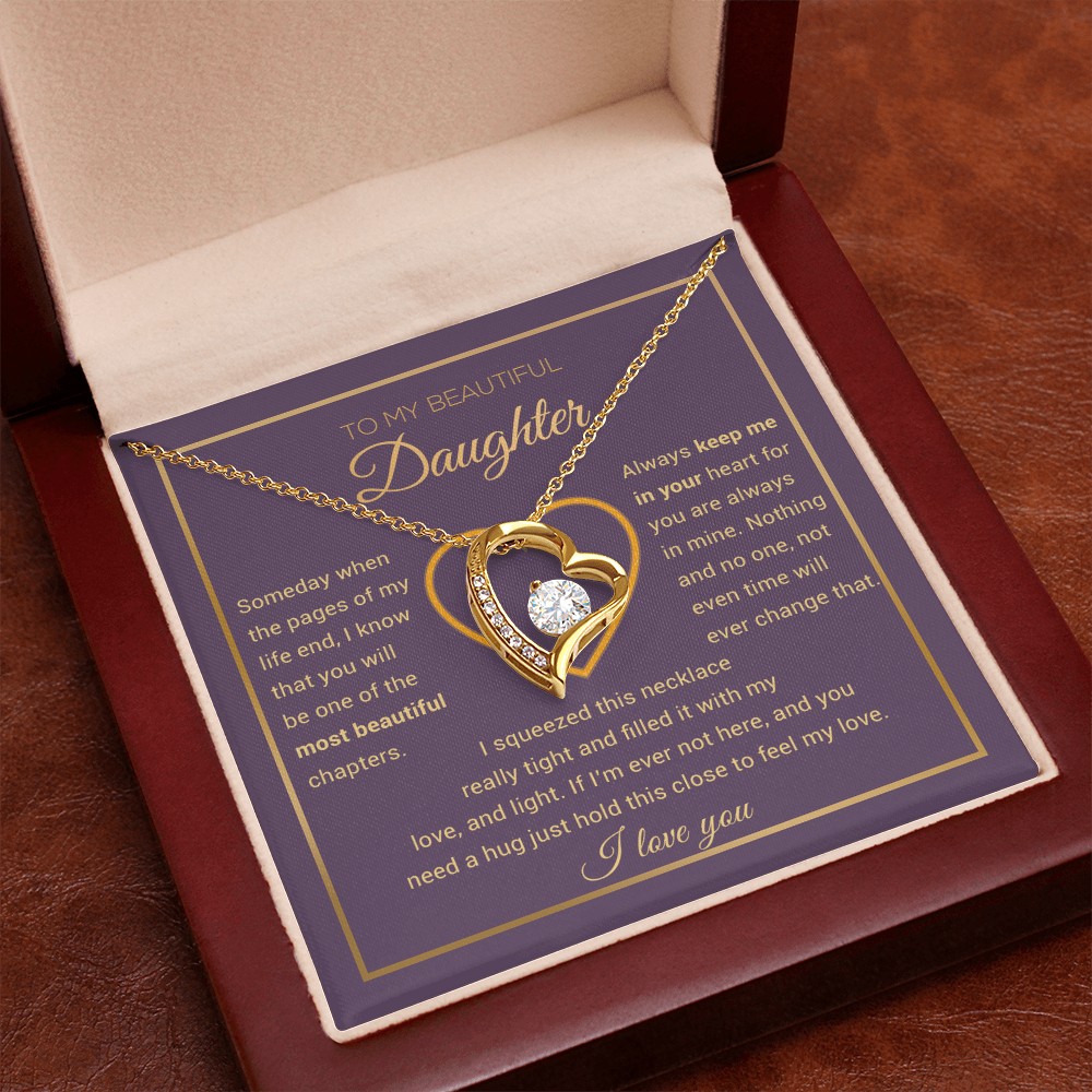 To My Daughter Necklace, Gift For Daughter From Dad, Daughter Father Necklace 30_11_Tim