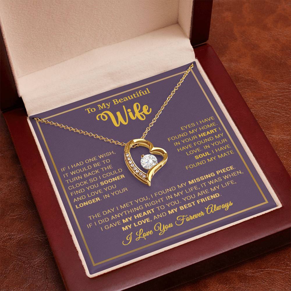 To My Wife Necklace, Gift For Wife, Anniversary Gift For Wife, Christmas Gift 27_9_Tim