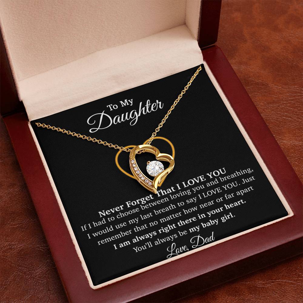 To My Daughter Necklace, Gift For Daughter From Dad, Daughter Father Necklace 8_1