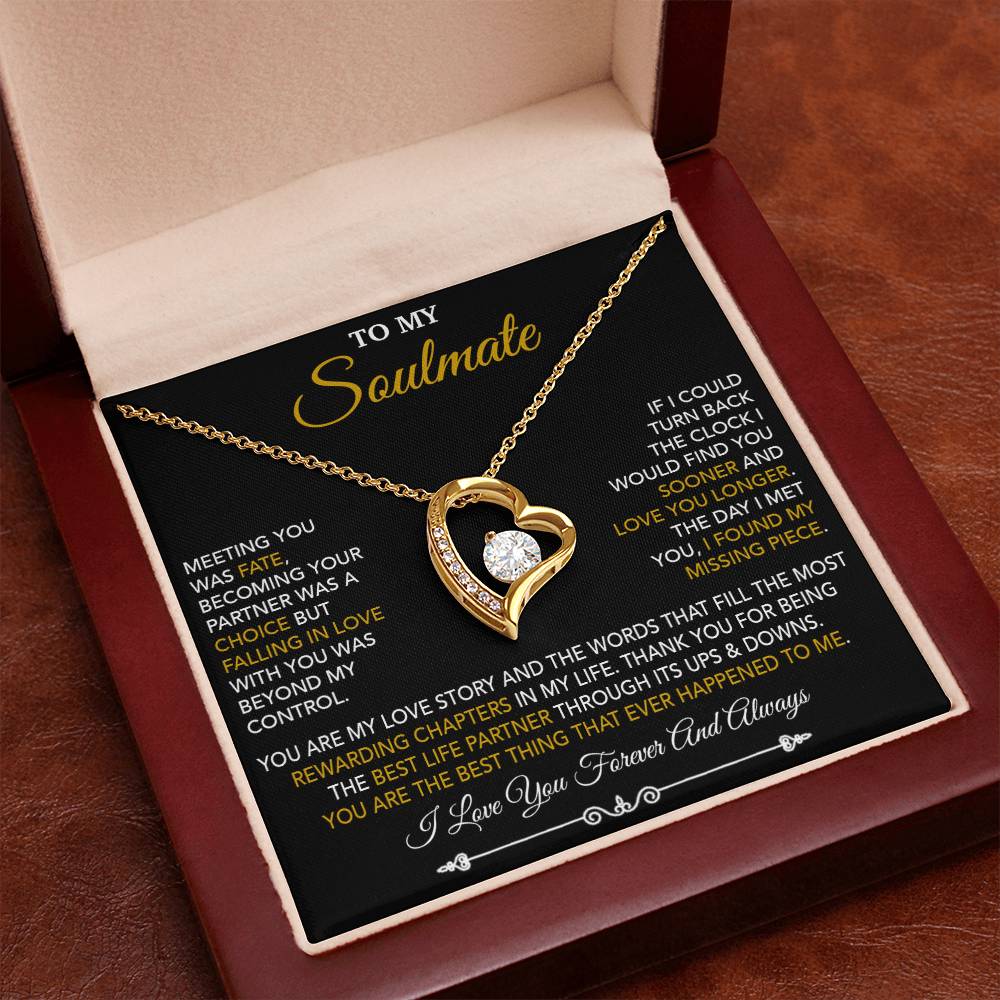 To My Soulmate Necklace, Soulmate Gift, Gift For Girlfriend, Christmas Gift 15_10