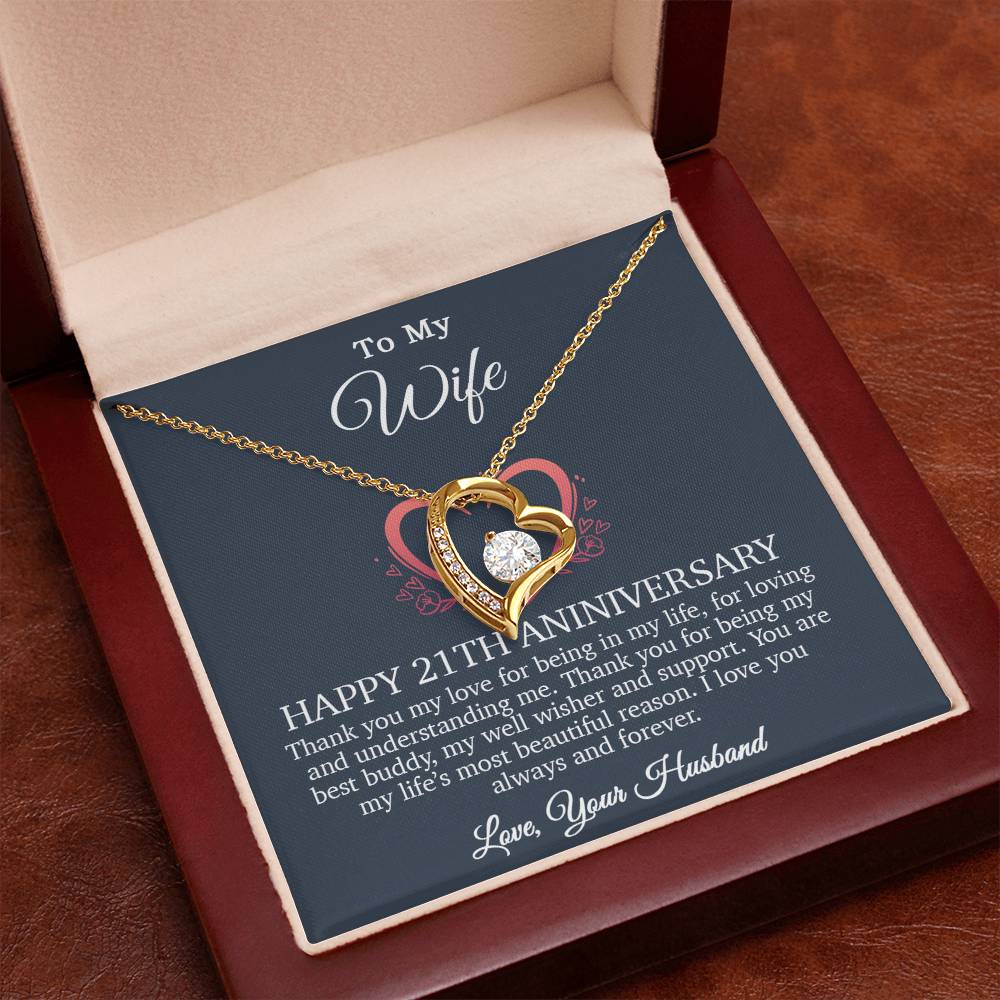 21th Anniversary Gift For Wife, 21 Year Anniversary Gifts, 21th Wedding Anniversary Gift Ideas_Blue