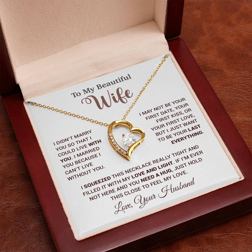 To My Wife Necklace Wife Gift from Husband, Anniversary Gift, Christmas Gift 5_9