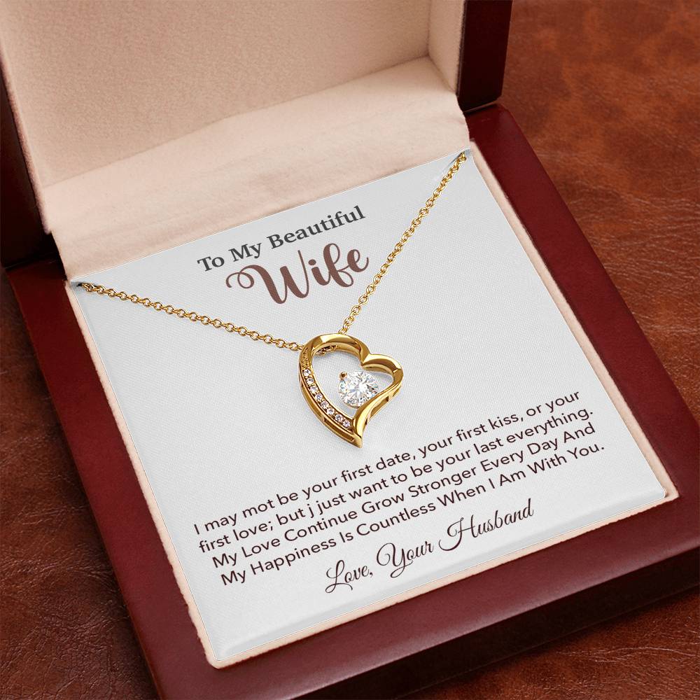 To My Wife Necklace, Wife Gift From Husband, Wife Husband Necklace, Christmas Gift 5_10