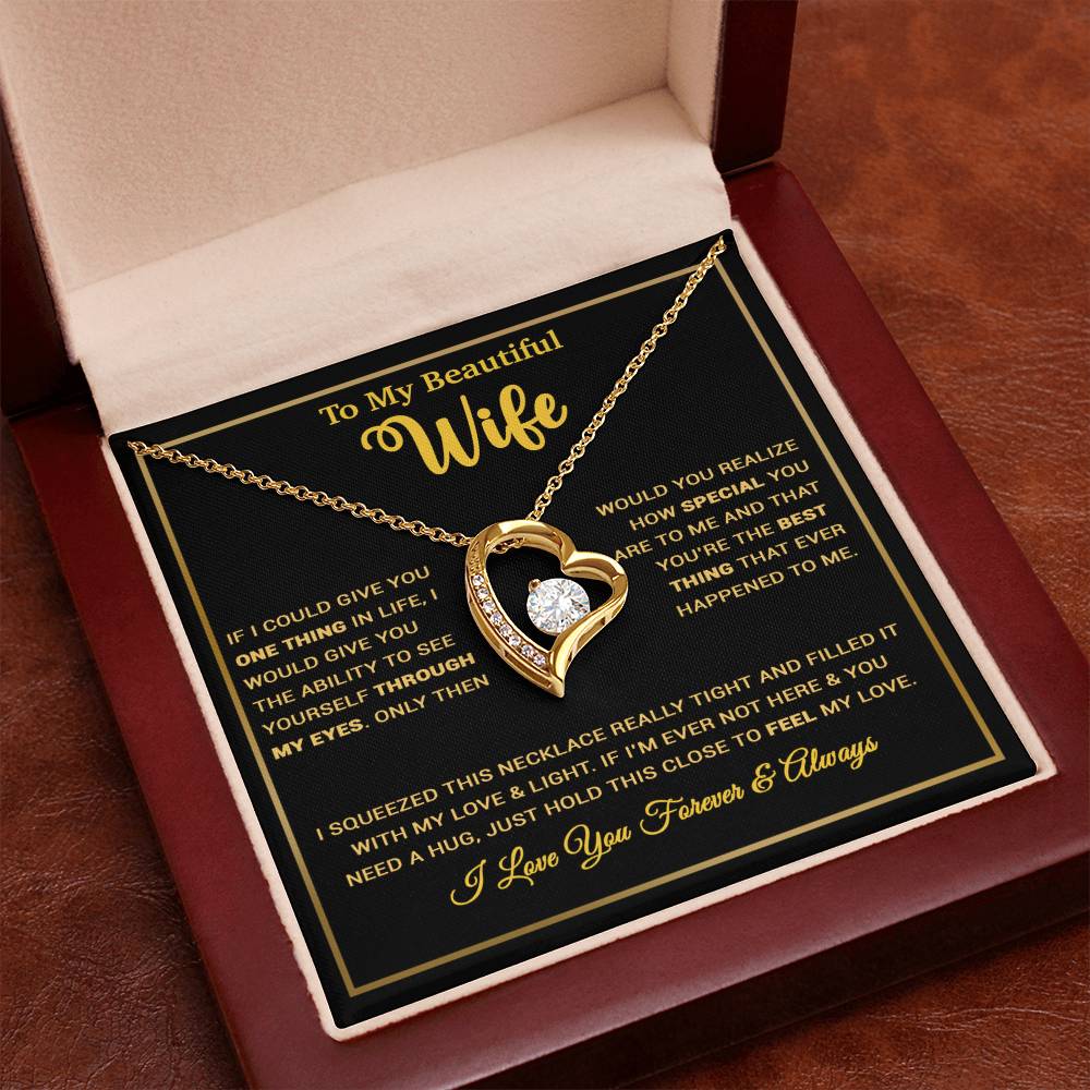 To My Wife Necklace, Gift For Wife, Anniversary Gift For Wife, Christmas Gift 30_11