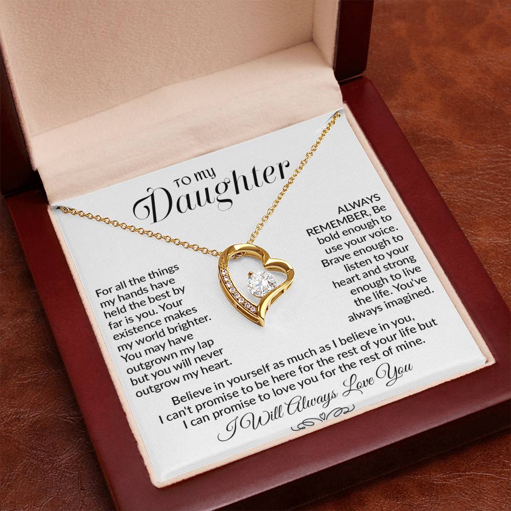 To My Daughter Necklace, Gift for Daughter from Dad, Daughter Father Necklace 6_10
