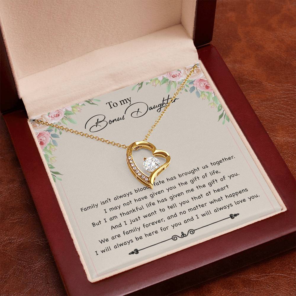 To my Bonus Daughter Necklace, Bonus Daughter, Step Daughter Gift 30_11