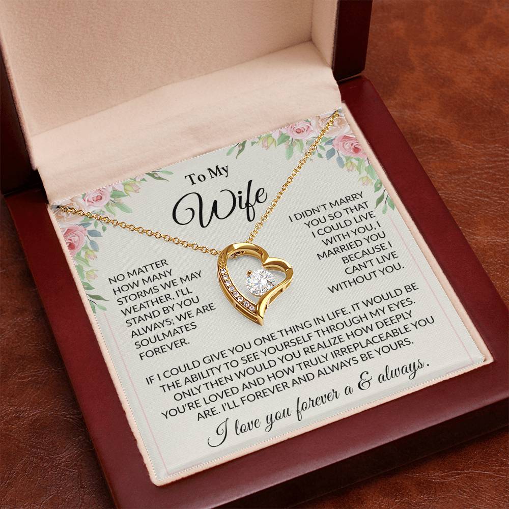 To My Wife Necklace, Christmas Gifts For Women, Anniversary Gift For Wife 18_10