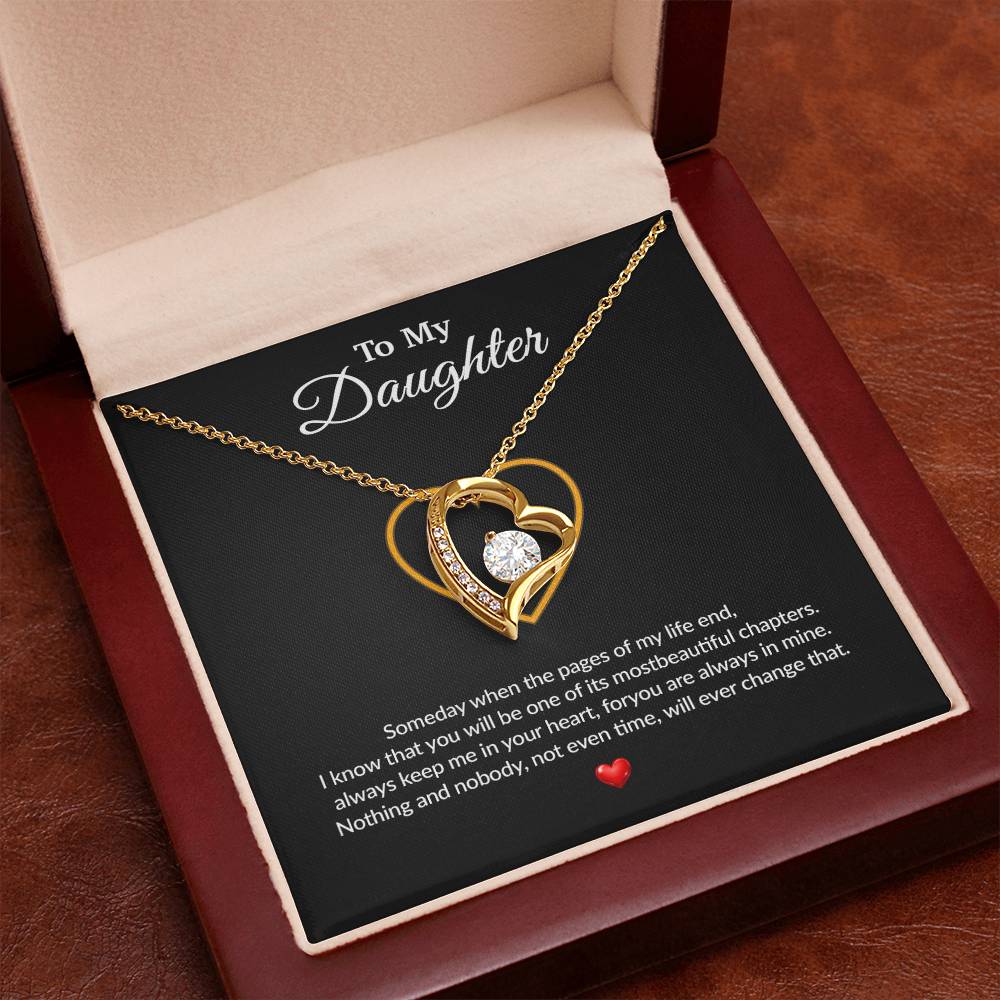 To My Daughter Necklace, Gift for Daughter from Dad, Father Daughter Necklace