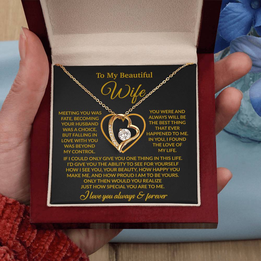 To My Wife Necklace, Wife Gift from Husband, Christmas Gift 27_11