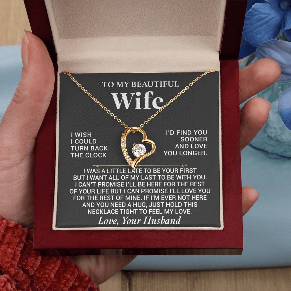 To My Wife Necklace, Anniversary Gift For Wife, Wife Birthday, Gift For Wife88