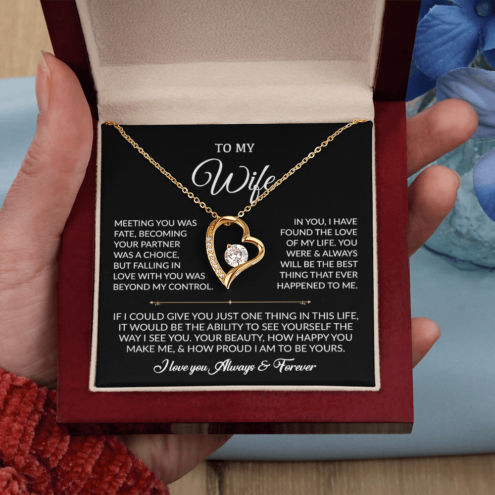 To My Wife Necklace, Gift For Wife, Anniversary Gift For Wife, Necklace For Wife