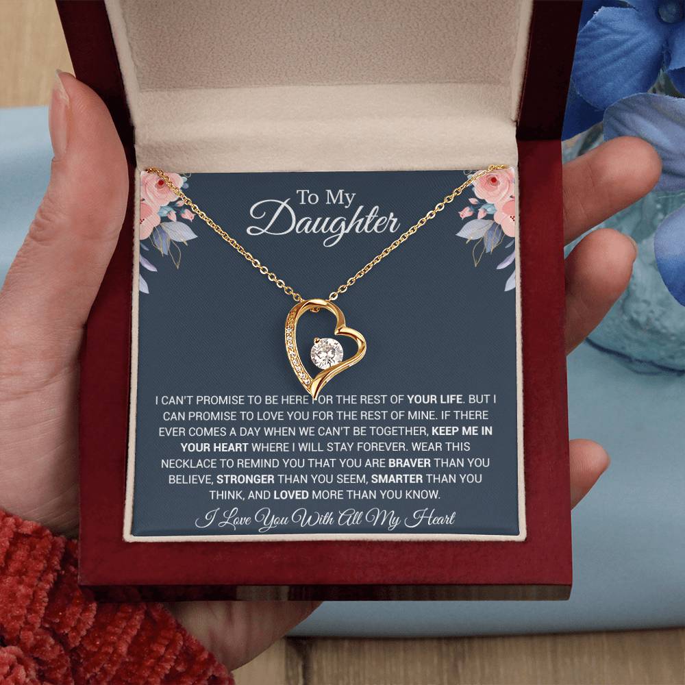 To My Daughter Necklace, Daughter Father Necklace, Daughter Gift From Dad, Mom 16_11