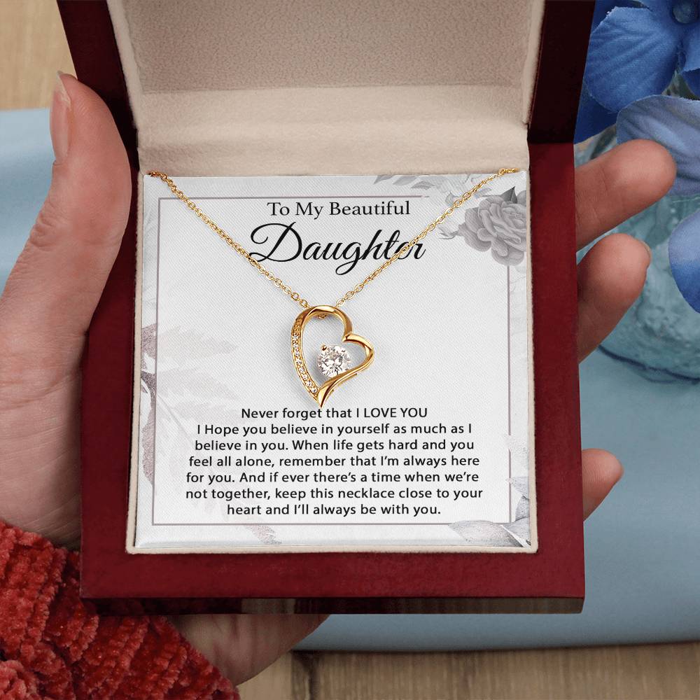 To My Daughter Necklace, Daughter Father Necklace, Daughter Gift From Dad, Mom 13_1