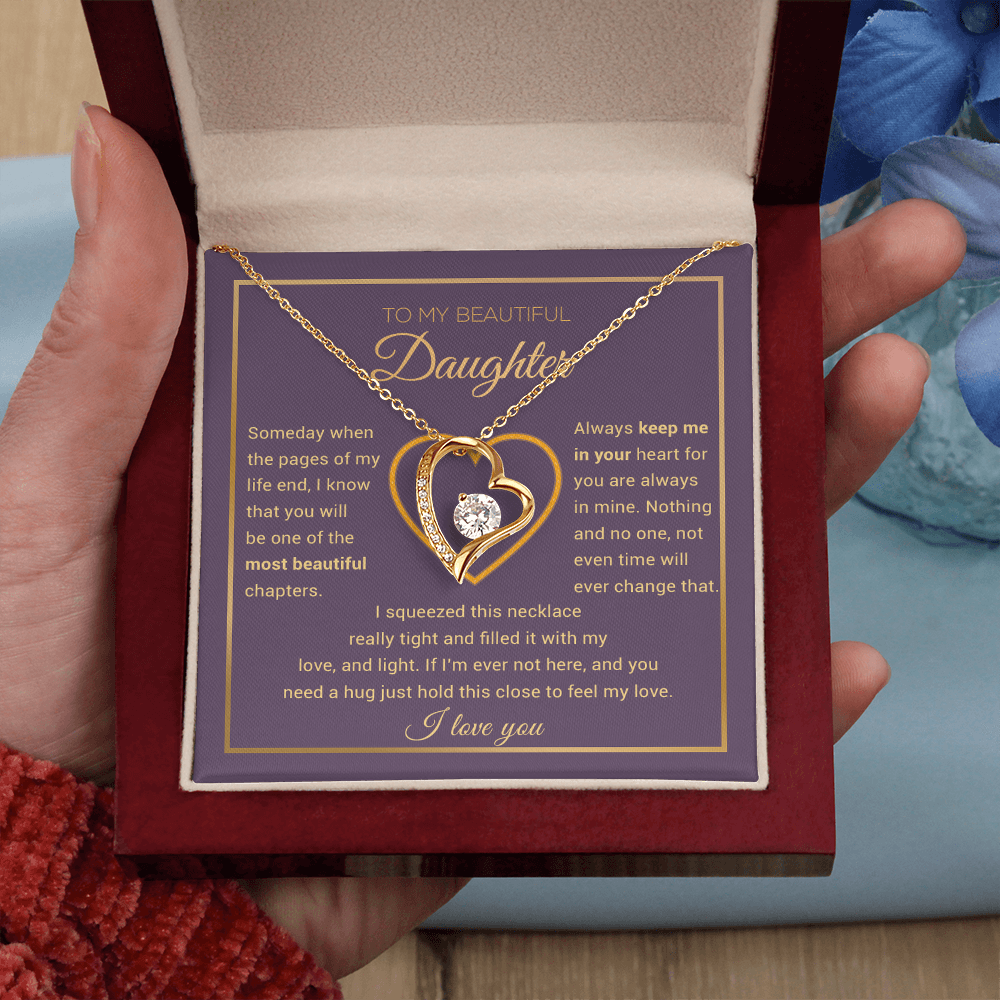 To My Daughter Necklace, Gift For Daughter From Dad, Daughter Father Necklace 30_11_Tim