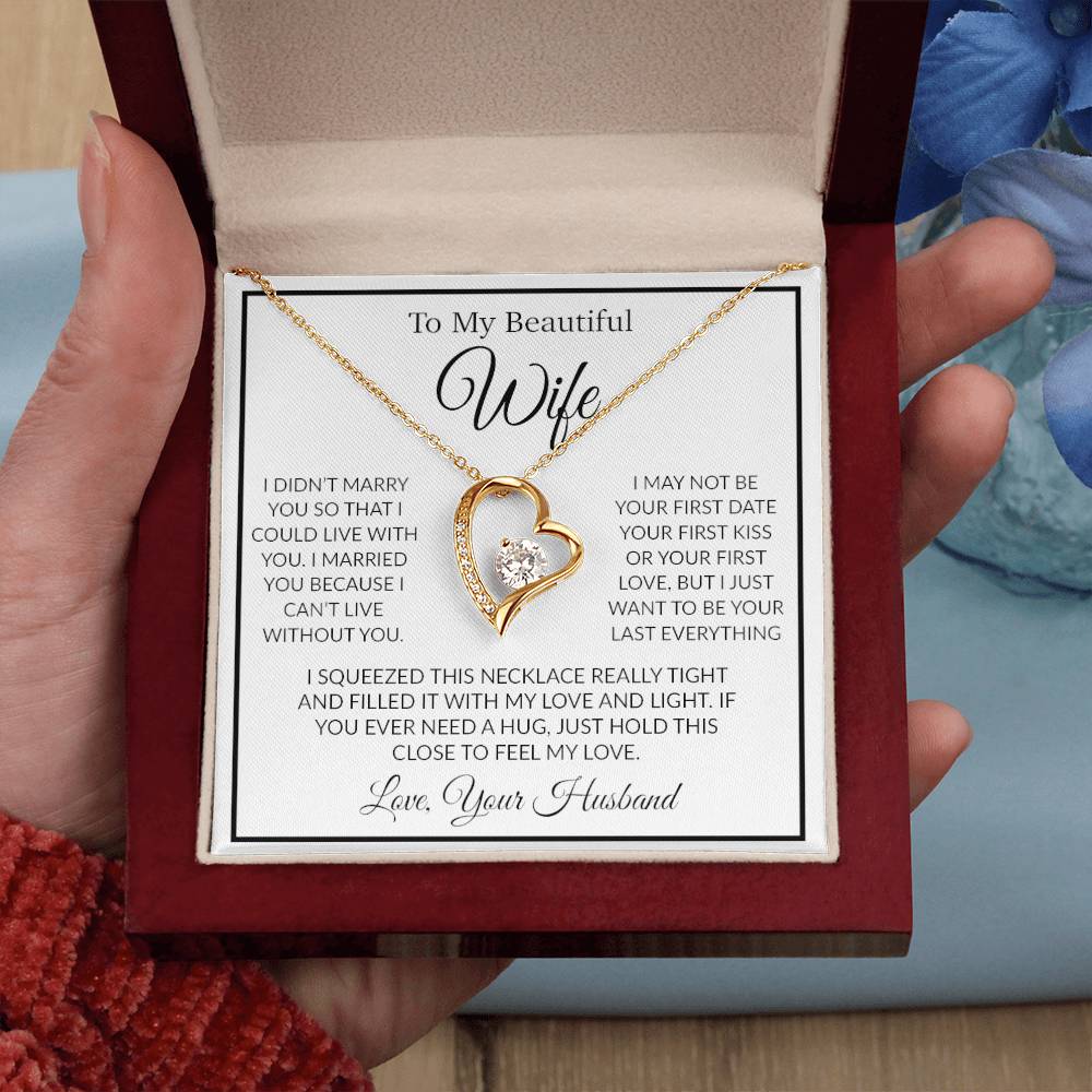 To My Wife Necklace, Gift For Her, Gift For Wife, Wife Jewelry, Christmas Gift 16_1