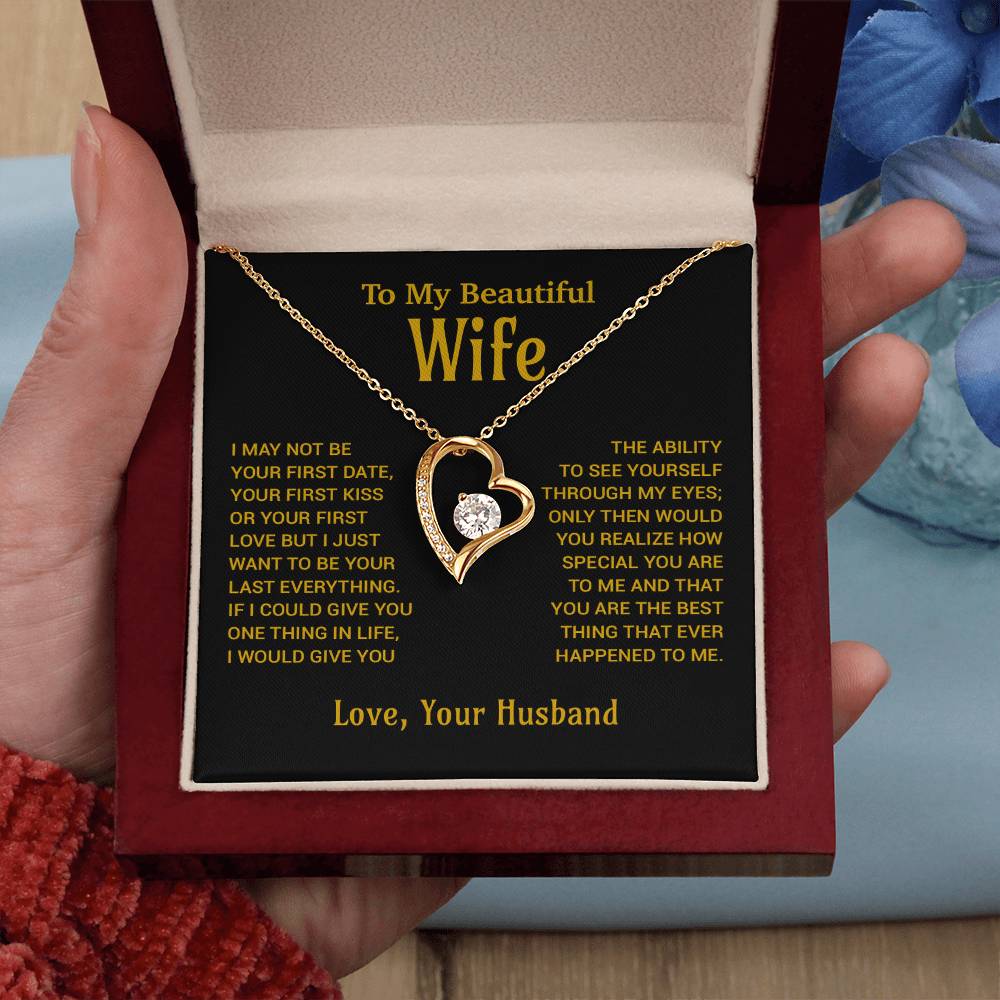 To My Wife Necklace, Christmas Gifts For Women, Anniversary Gift For Wife 14_11