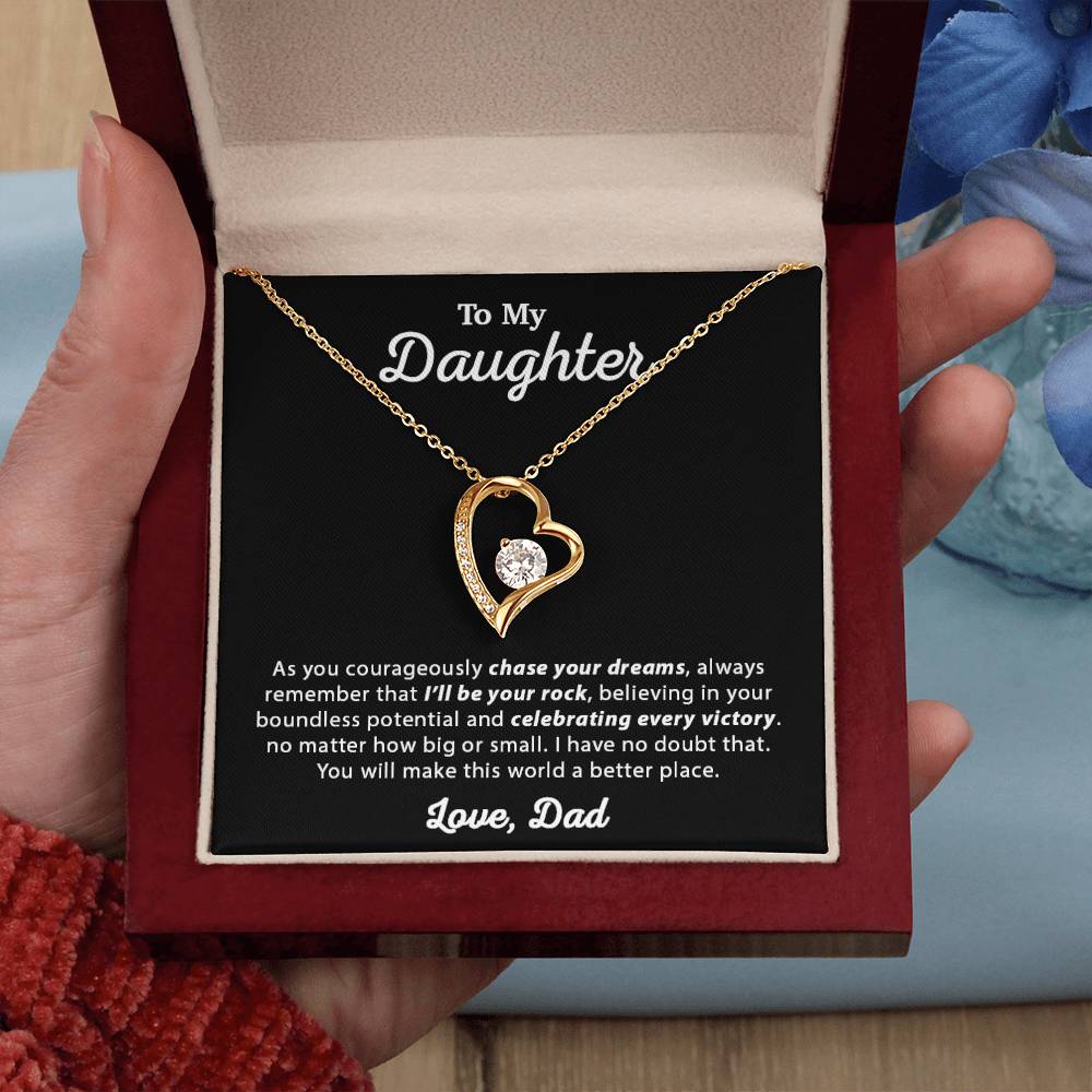 To My Daughter Necklace, Daughter Father Necklace, Daughter Gift From Dad 16_1