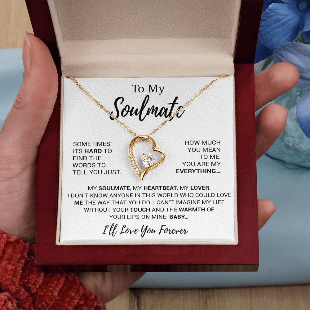 To My Soulmate Necklace, Soulmate Gift, Soulmate Jewelry Anniversary 16_8